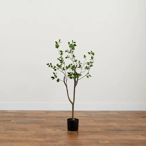 Vista 7 de Árbol artificial de cítricos minimalista de 1,22 m de Nearly Natural