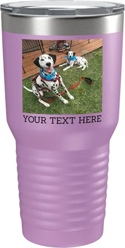 Vista 9 de Vaso personalizado de 30 onzas (17 colores) con foto impresa con aislamiento térmico de acero inoxidable recubierto de polvo con tapa, regalo