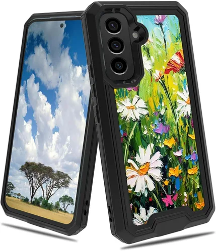 Vista 12 de Funda para Samsung S23 FE Galaxy S23 FE 2 en 1 PC duro de doble capa TPU suave a prueba de golpes Funda protectora para Samsung Galaxy S23 FE 6.4