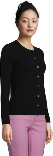 Vista 3 de Lands End Suéter cárdigan de cachemira para mujer