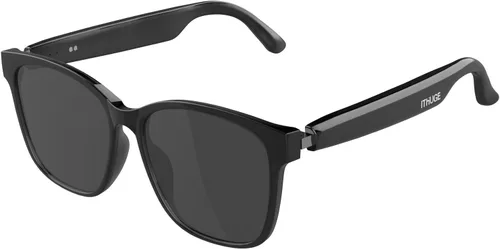 Vista 8 de Lentes inteligentes AI, traducción Bluetooth 5.4, más de 160 idiomas, audio de oído abierto para viajes y negocios (blanco)
