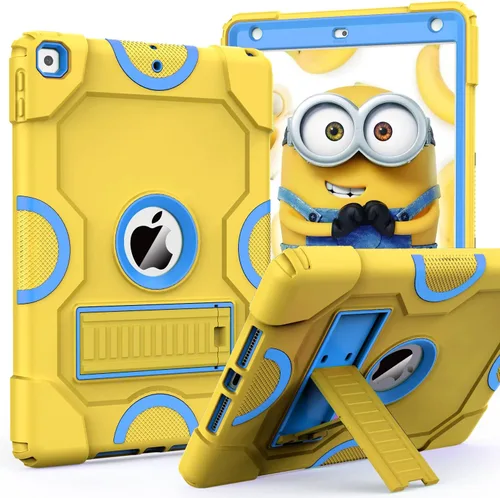 Vista 10 de ZoneFoker - Funda para iPad de 9.ª generación, funda para iPad de 8.ª y 7.ª generación, funda para iPad de 10.2 pulgadas 2021/2020/2019, funda Negro