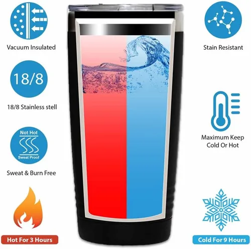 Vista 2 de Sarcasm Black Edition - Vaso vikingo de 20 onzas – Si alguna vez no necesitas nada, estoy aquí para ti – Divertido compañero de trabajo humorístico