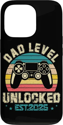 Vista 10 de iPhone XR Dad Level Unlocked EST.2025 Retro Style Case