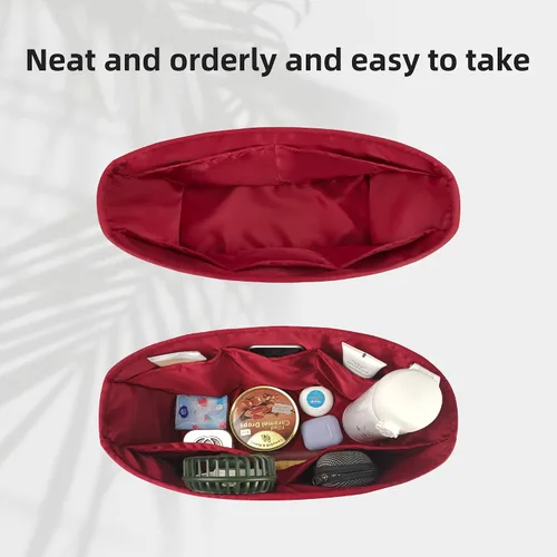 Vista 5 de DGAZ Organizador de bolso para LV Neverfullbag MiniPMMMGM, organizador de bolsas de seda, bolso de lujo y moldeador de bolsas (MM)