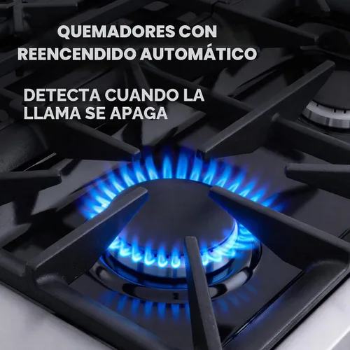 Vista 11 de 36 pulgadas Vista Coll 5.4 pies cúbicos 6 quemadores Cocina de gas