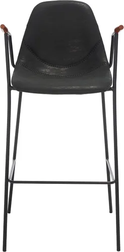 Vista 13 de Safavieh Home Collection Tanner Taburete de bar gris ceniza Mid-Century