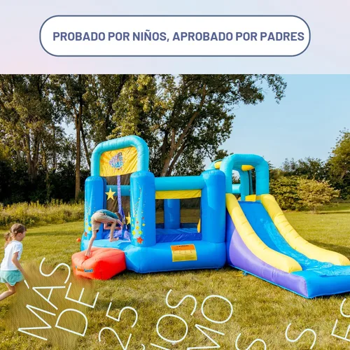 Vista 3 de Castillo hinchable Bounceland Pop Star.