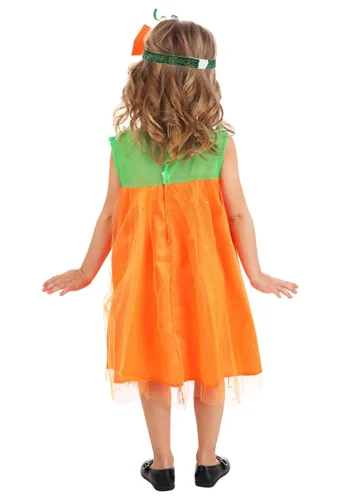 Vista 2 de Disfraz de Calabaza Brillante para Niños Pequeños Multicolor
