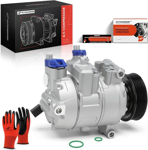 Vista 10 de A-Premium Compresor de aire acondicionado con embrague compatible con Audi A4, A4 Quattro, 2006 2007 2008 2009 2010, L4 2.0L