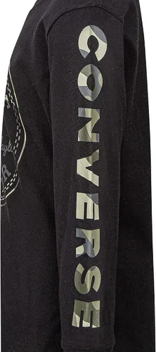 Vista 6 de Converse Camiseta de manga larga de camuflaje para niño (niños grandes)