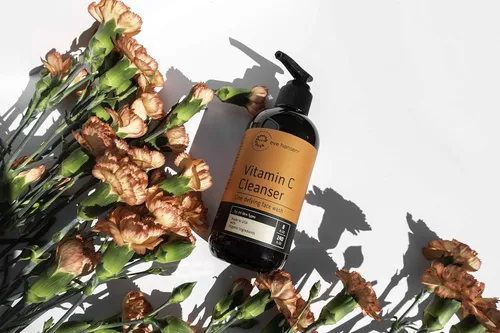 Vista 3 de Eve Hansen Set de limpiador e hidratante de vitamina C Gel facial natural Vit C (8 onzas) para una limpieza profunda 1 hidratante iluminador