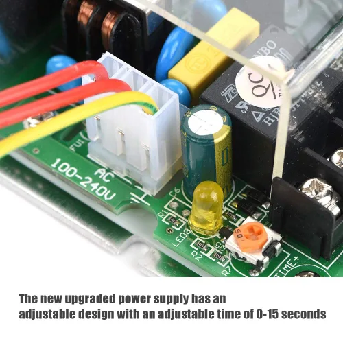 Vista 4 de Fuente de alimentación de 12 V/5 A para puerta de casa inteligente Sistema de control de acceso Soporte de interruptor Función de sobredescarga