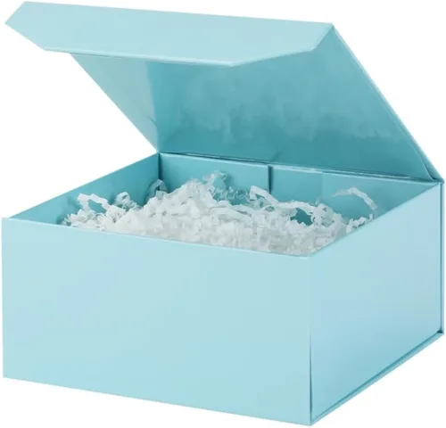 Vista 45 de 1 paquete de caja de regalo negra con tapas, pequeña de 12 x 8 x 2.7 pulgadas, cajas de regalo para ropa, cajas de regalo para camisas con cinta