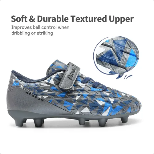 Vista 5 de DREAM PAIRS Zapatos de fútbol para niños y niñas, zapatos de fútbol para niños pequeñosniños grandes