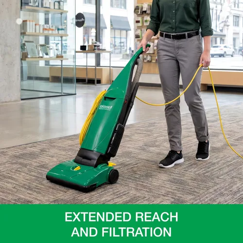 Vista 4 de Bissell BigGreen Commercial PowerForce con bolsa, ligera, vertical, industrial, aspiradora, BGU1451T