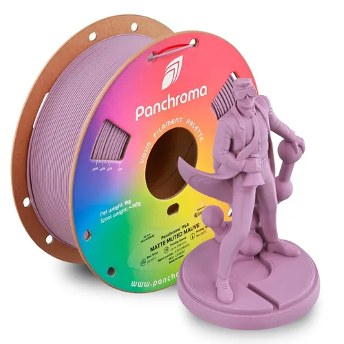 Vista 27 de Polymaker Panchroma - Filamento PLA mate de 0.07 in, 2.2 lbs, madera de Madera mate de doble degradado