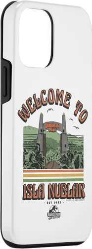Vista 3 de Funda para iPhone 12 mini Jurassic Park Welcome to Isla Nublar