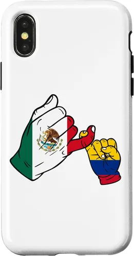 Vista 4 de iPhone 15 Parent and child Mexico Colombia family Case