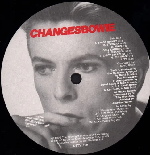 Vista 3 de David Bowie - Changesonebowie Black