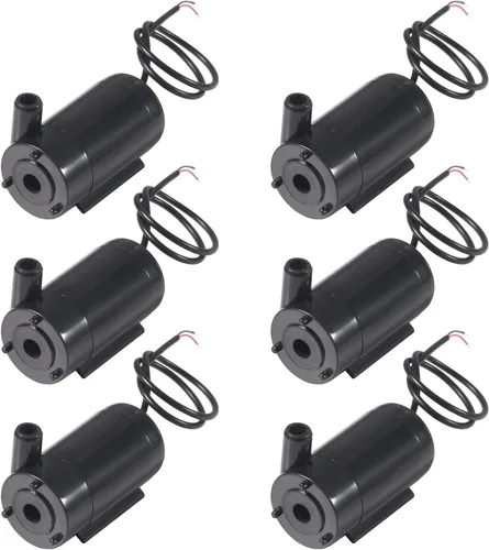 Vista 12 de 4 piezas DC 3-5 V micro sumergible mini bomba de agua para acuarios pecera estanque fuente hidropónica jardín