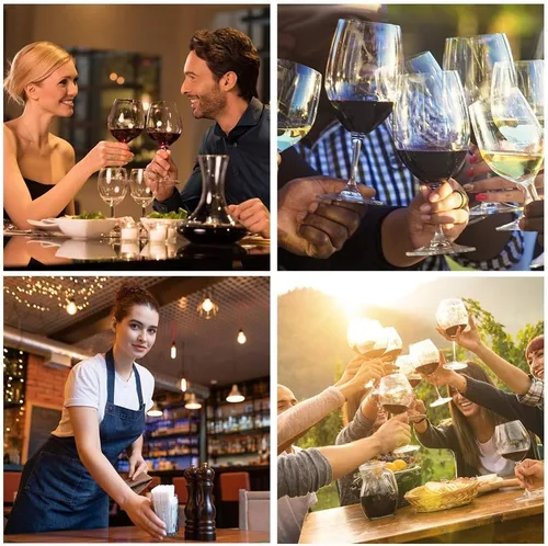 Vista 7 de COKUNST Abrebotellas de vino eléctrico, funciona con pilas, con cortador de papel de aluminio, removedor de sacacorchos con botón de un solo clic