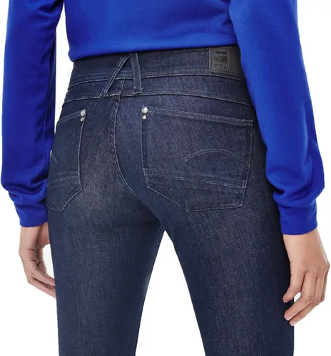 Vista 4 de G-Star Raw Lynn - Jeans ajustados para mujer en Loxton Superstretch Rinsed 25
