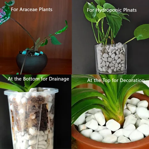 Vista 7 de Perlita gruesa dura natural de 0.4 a 0.8 pulgadas, 2 cuartos de galón para plantas hortícolas, perlita orgánica gruesa a granel, mezcla para macetas