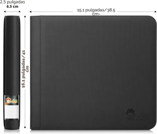 Vista 8 de Toploader - Carpeta de almacenamiento para tarjetas intercambiables, 384 12 bolsillos para Yugioh, MTG, TCG, carpetas de tarjetas para tarjetas