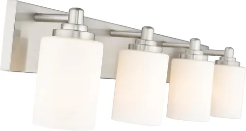 Vista 4 de Z-Lite 4 luces tocador 485-4V-MB, negro