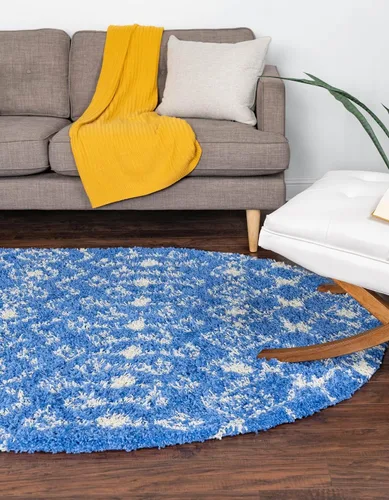 Vista 33 de Unique Loom Moroccan Trellis Shag Collection - Alfombra de área - Meknes (2 pies 2 pulgadas x 3 pies 1 pulgada, rectangular, marrón claro/marfil)
