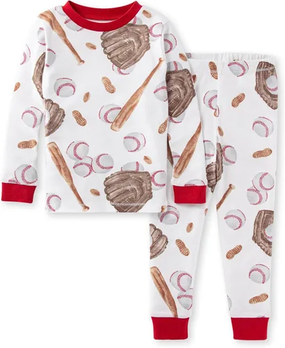 Vista 41 de Burt's Bees Baby Conjunto de Pijama de 2 Piezas para Niños con Camiseta de Manga Larga y Pantalones de Algodón Orgánico Guitarra acústica.