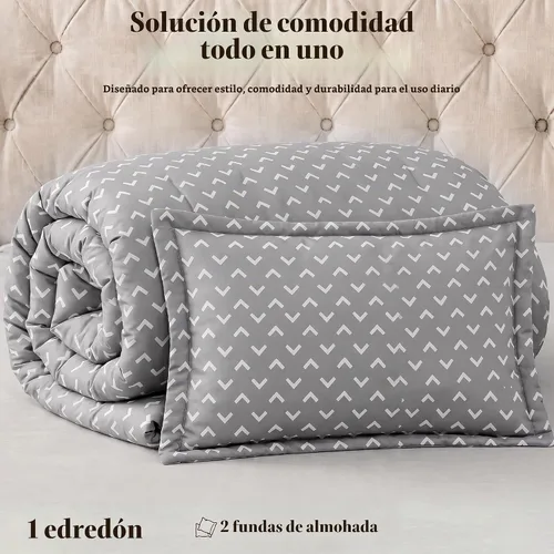 Vista 7 de Utopia Bedding Juego de edredón de 2 piezas, edredón estampado, flechas Flechas Blancas