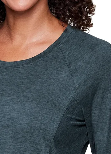 Vista 5 de RBX Active - Camiseta de manga larga para mujer, súper suave, con teñido espacial, para correr