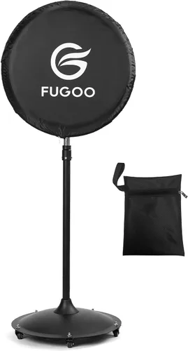 Vista 9 de Cubierta de ventilador de exterior impermeable resistente para ventiladores de pedestal y montaje en pared de 30 pulgadas, color negro