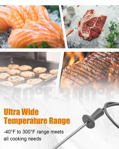 Vista 3 de Sonda de temperatura de carne de horno apta para horno GE reemplazar WB20T10024