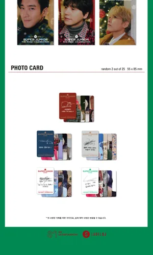 Vista 8 de SUPER JUNIOR Vol.2 The Road : Celebration 11th Album Poster+Photobook+Photocard+Tracking Random Version