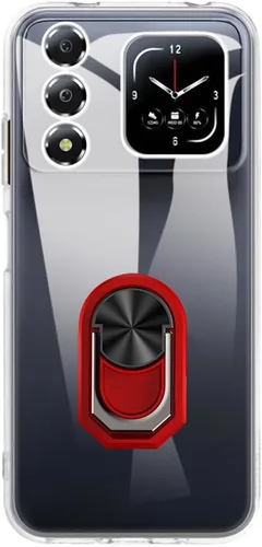 Vista 9 de Estuche y soporte de anillo para Fossibot S7 - transparente+negro Clear+BlackRing
