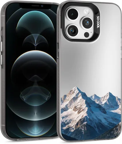 Vista 55 de Funda para iPhone 12 Pro Max (protección contra caídas de grado militar) Funda de teléfono de TPU a prueba de golpes, medusa-12PM Azul