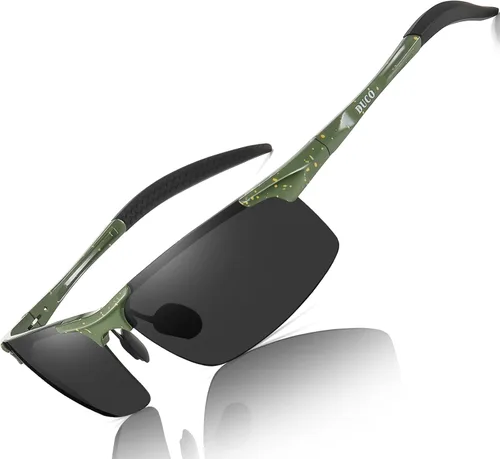 Vista 91 de Duco - Gafas de sol deportivas polarizadas para hombre con protección UV 8177s