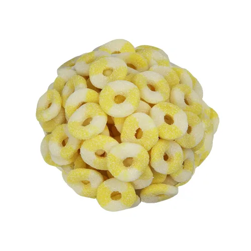 Vista 10 de Smarty Stop Mini anillos de gomita agria Candy GummiRoos (1 libra (paquete de 1), surtido)