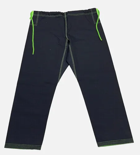 Vista 8 de Bjj Gi Jiu Jitsu Con Puntada Verde Bjj Gi Jiu Jitsu Kimonos Gi 100% Algodón Perl Tejido 450GSM