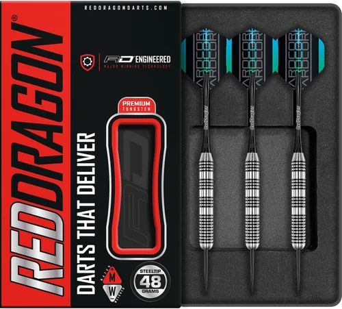 Vista 4 de RED DRAGON Bunker Buster - Juego de dardos de tungsteno de 1.69 oz con vuelos y tallos