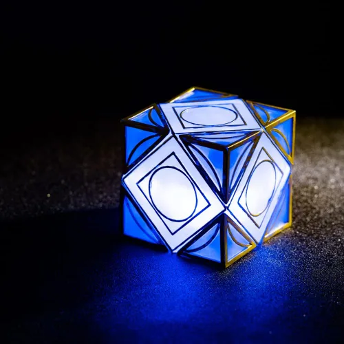 Vista 2 de Jedi Holocron Cube Electronic Cuba Recorder Cosplay Ornamento
