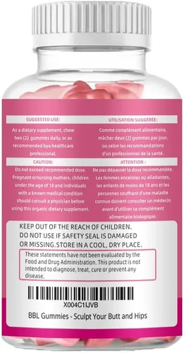 Vista 5 de BBL Gummies - Esculpe tus glúteos y caderas