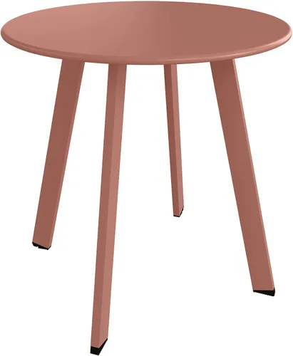 Vista 13 de Grand patio Mesa auxiliar para exteriores con asa, mesa auxiliar pequeña portátil, mesa auxiliar de café redonda de 17 pulgadas dorada Oro con mango
