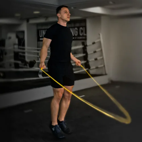 Vista 3 de Honor Athletics Cuerda de boxeo profesional 3.0 Cuerda de saltar de 0.209 in para interior/exterior ajustable para boxeo Ultra duradera, mezcla