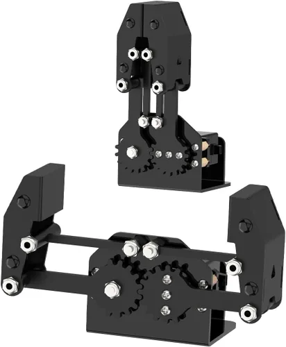 Vista 6 de Recogida mecánica del agarrador del agarrador del robot de la garra DIY, piezas de recambio de accesorios de construcción, BigClaw con el servo