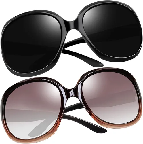 Vista 224 de Joopin Lentes de sol de gran tamaño para mujer, polarizados, grandes, para conducción, protección UV, grandes sombras