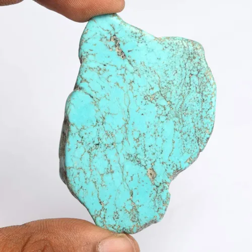 Vista 2 de gemhub Piedra preciosa de cristal turquesa Piedra en bruto Espécimen Mineral Piedras de Cristal Losa 149.50 Ct Natural Real Turquesa, Gema, Arizona